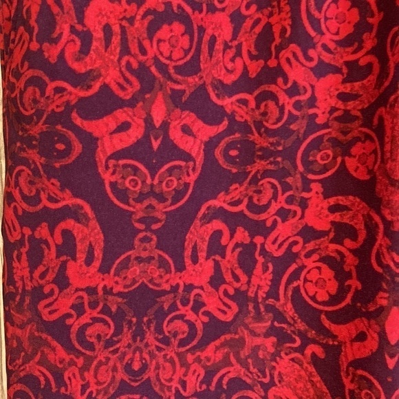 Disney Alice Through The Looking Glass By G | Womens Red Pants | Size 4 - Picture 4 of 9